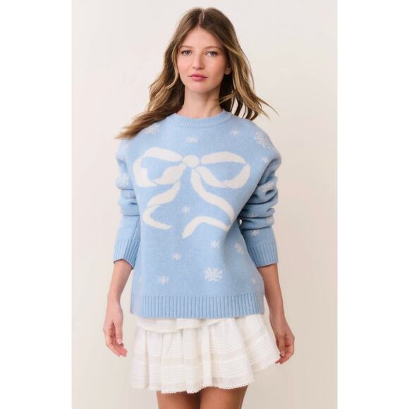 LoveShackFancy Sweaters - LoveShackFancy Francie Wool Jacquard Pullover